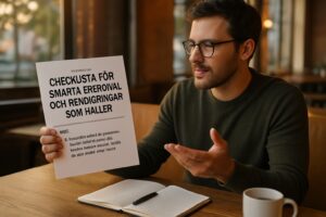 Checklista för smarta energival och renoveringar som håller